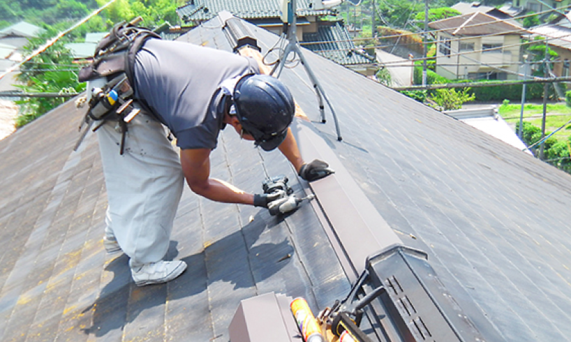 棟板金交換工事