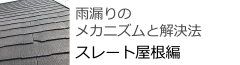 雨漏りのメカニズムと解決方　ストレート屋根編