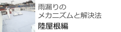雨漏りのメカニズムと解決方　陸屋根編