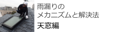 雨漏りのメカニズムと解決方　天窓編