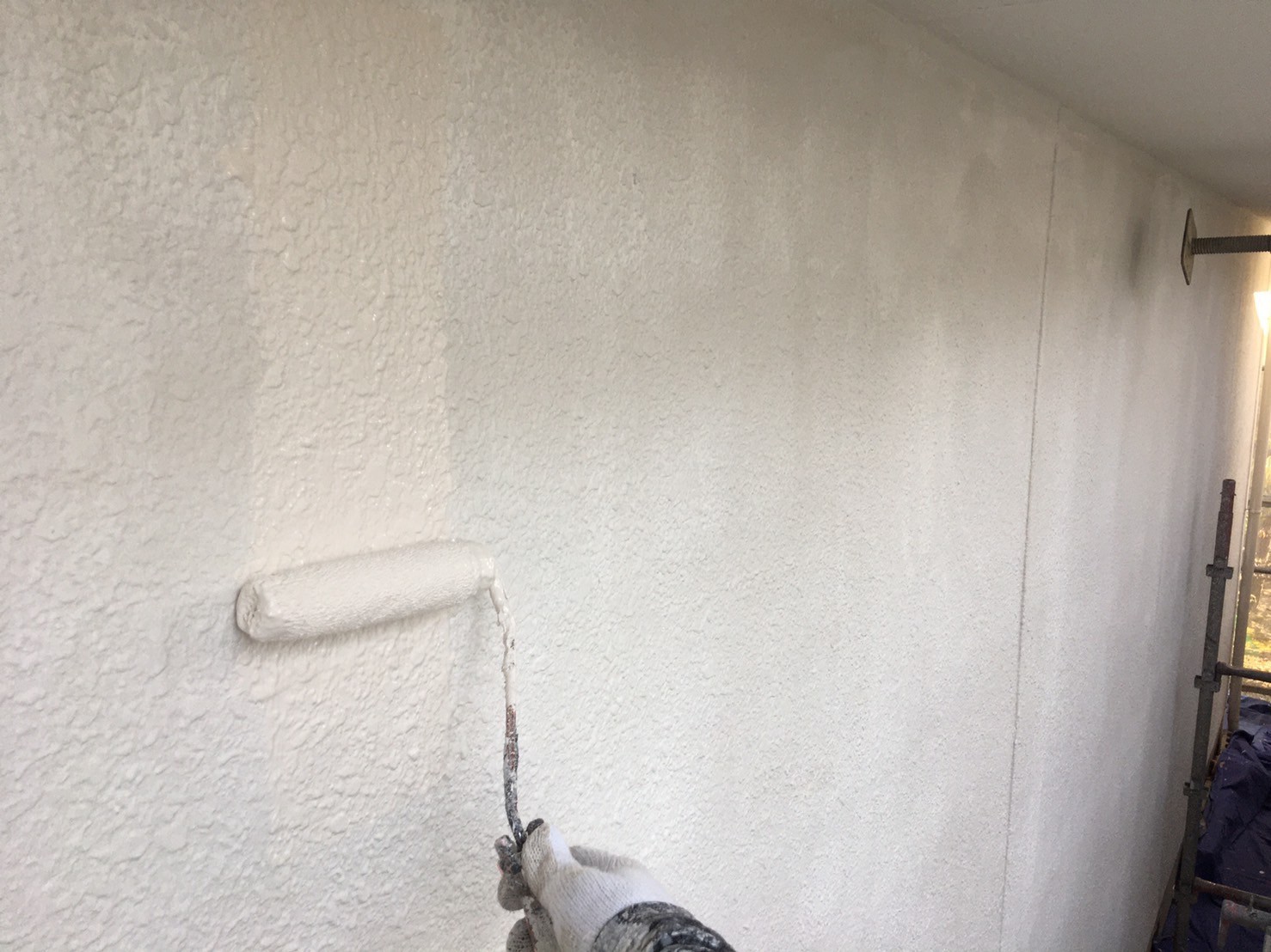 春日井市のパーフェクトトップを使用した外壁塗装を行いました