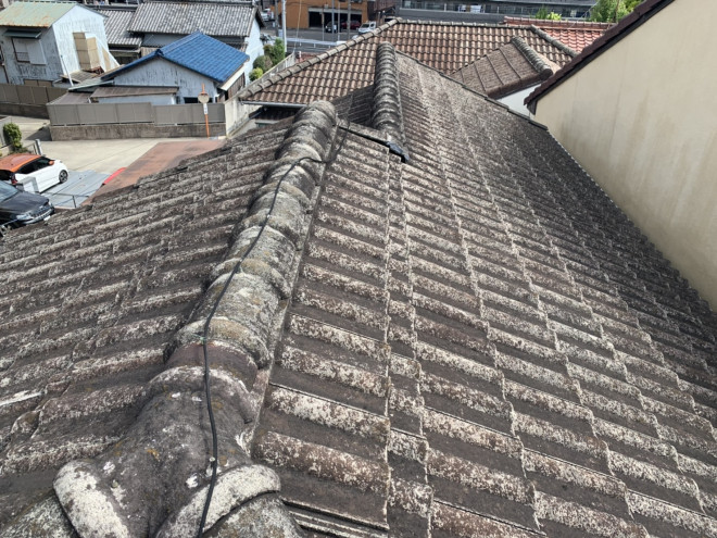 春日井市、雨漏り、屋根葺き替え