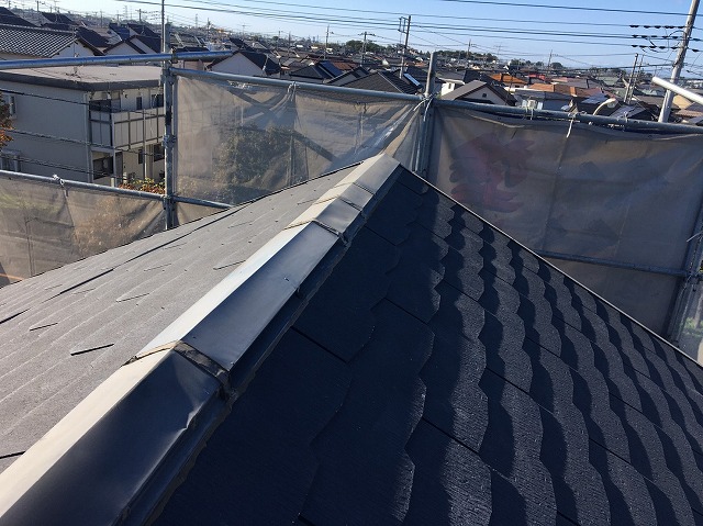 施工前の屋根全体