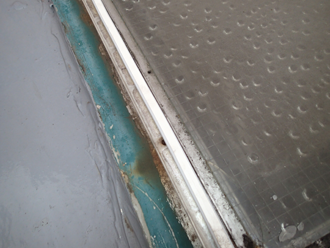 下はガラス板のみ