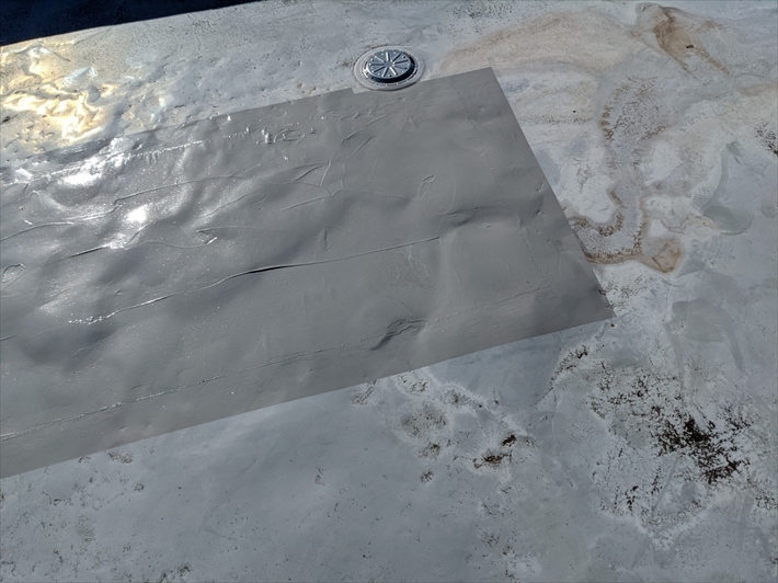 ウレタン防水の膨れ