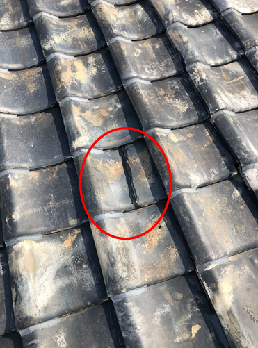 沼津市雨漏り瓦コーキング