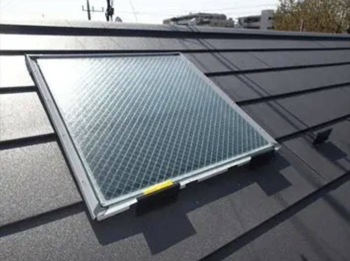 ガラス交換後の天窓