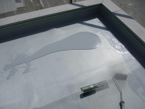 沼津市屋上防水ウレタン塗布