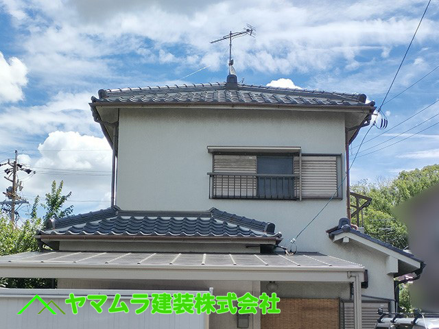 04．東海市　漆喰塗り替え　完了写真