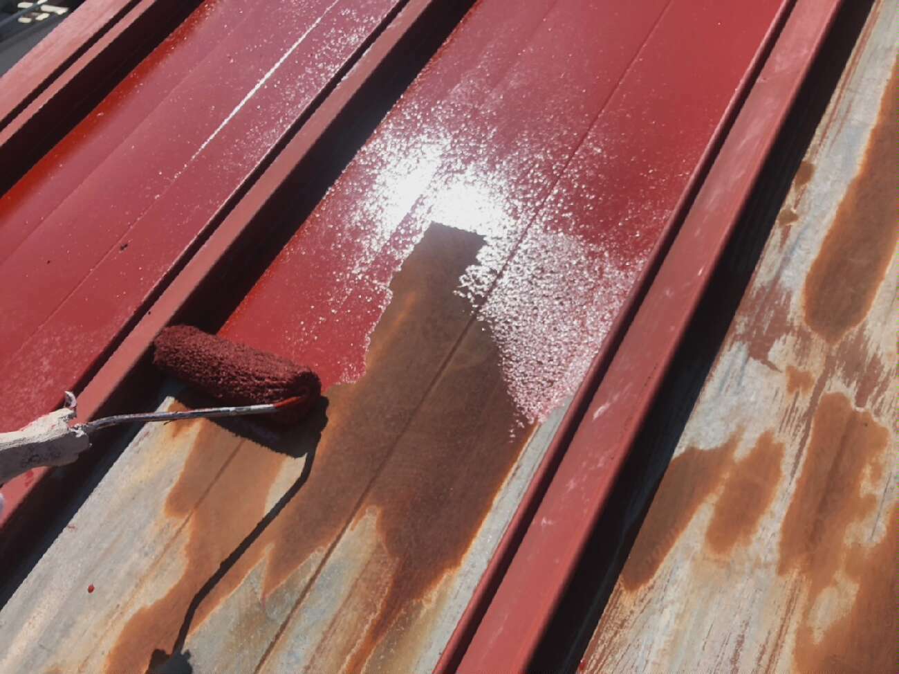 トタン屋根の塗装工事