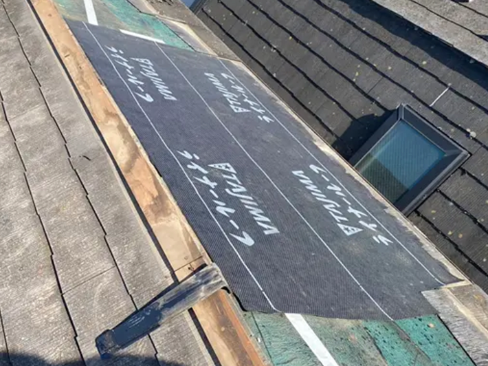 屋根の天窓があった部分