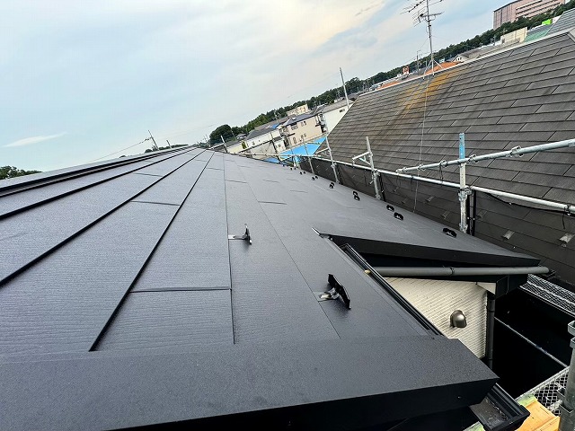 久喜市　屋根修理　屋根カバー工事