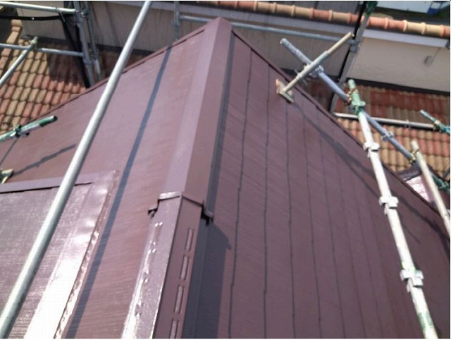 施工後の屋根