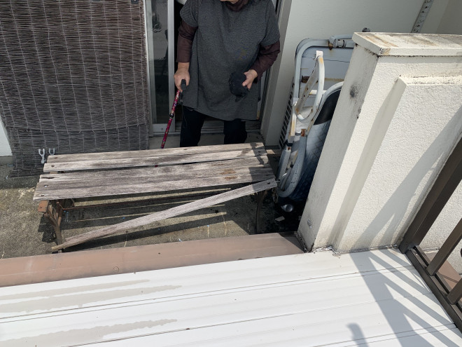 春日井市の雨漏り発生現場