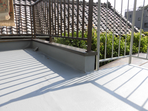 沼津市ベランダ雨漏り補修後