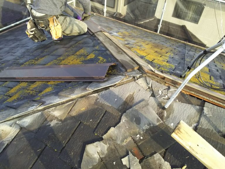 屋根材の解体 屋根材の解体