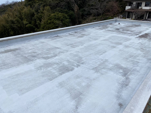沼津市屋上防水層劣化