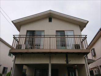 ガレージ天井に雨染みを見つけたお客様邸