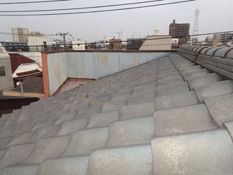 施工前屋根の様子