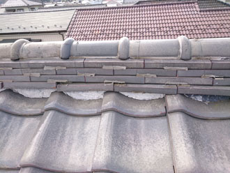 ラバーロックされた棟