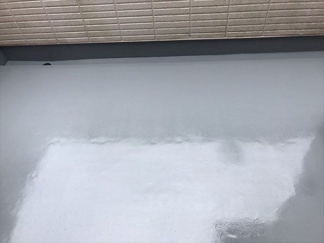 ウレタン塗膜防水工事の密着工法が竣工