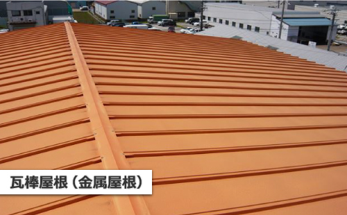 瓦棒屋根（金属屋根）