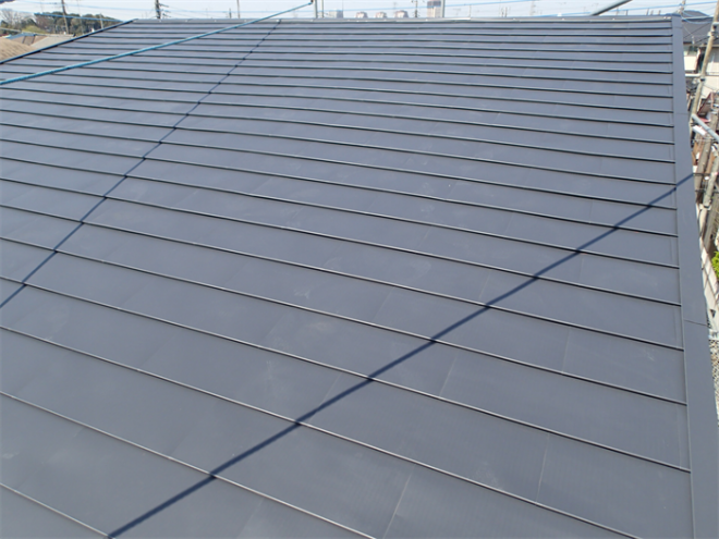 屋根カバー工事完了