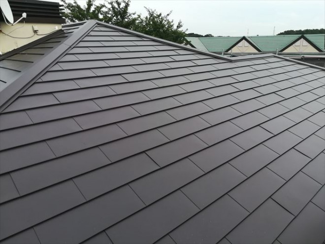 GMルーフにて屋根カバー工事が竣工