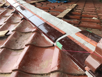 棟の取り直し工事