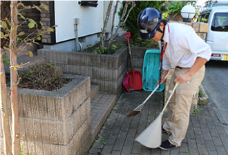 竣工時は後片付けと清掃を丁寧に行います