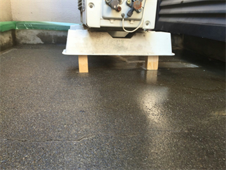 洗浄後のベランダ床はしっかりと乾燥させる