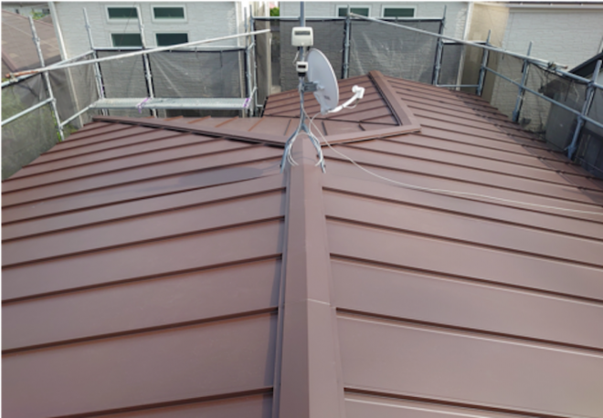 屋根葺き替え工事完了