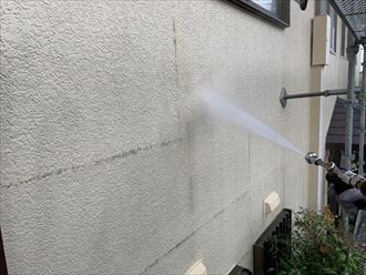 外壁の高圧洗浄