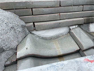 漆喰詰め直し工事