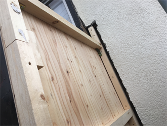 下地木材の組み直し