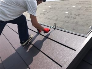 スーパーガルテクト本体の取り付け