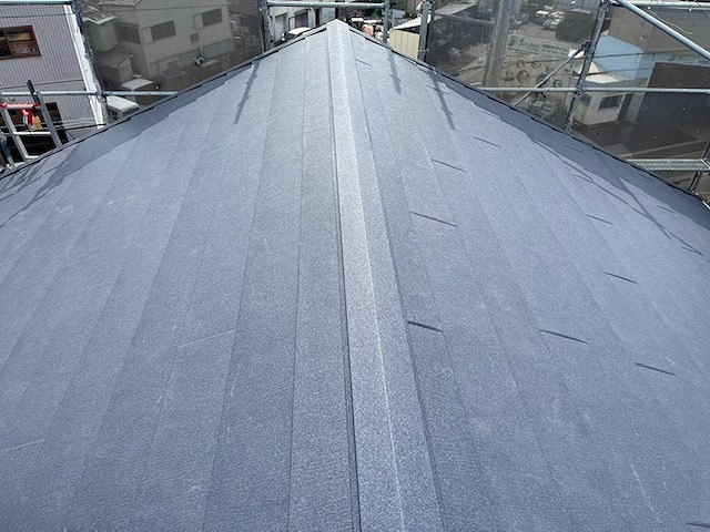 東大阪市　ガルテクト　カバー工法　完工写真