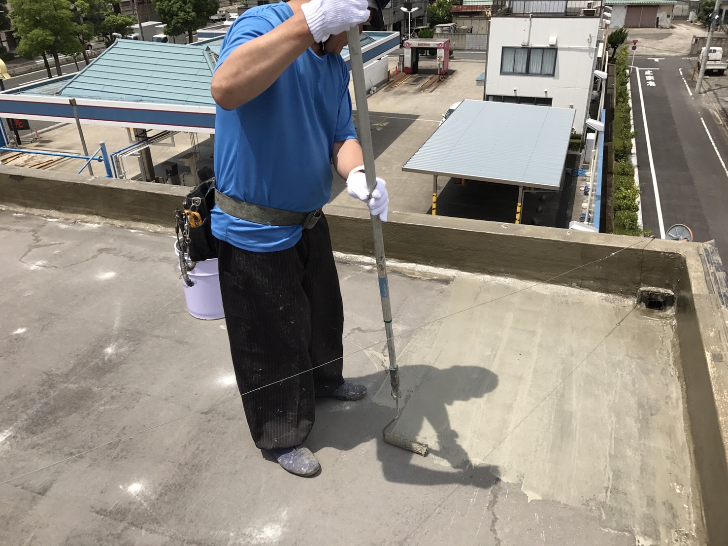 樹脂モルタルによる下地補修