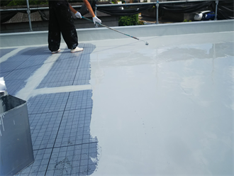 ウレタン防水1層目