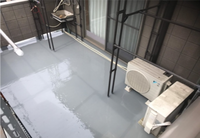 ウレタン防水工事完了