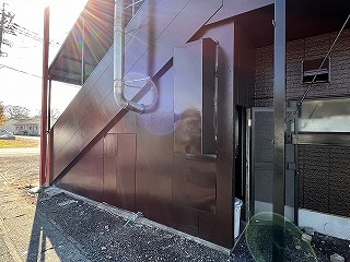 外壁ボード張替え後