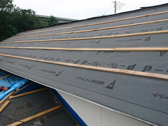 横桟を取り付けます