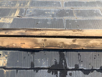 貫板は腐食が進んでいました