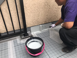 ウレタン塗料を塗布