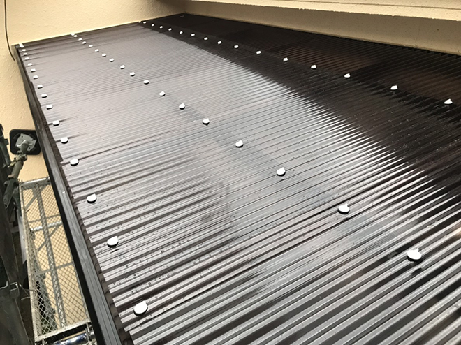 ベランダ屋根補修施工後