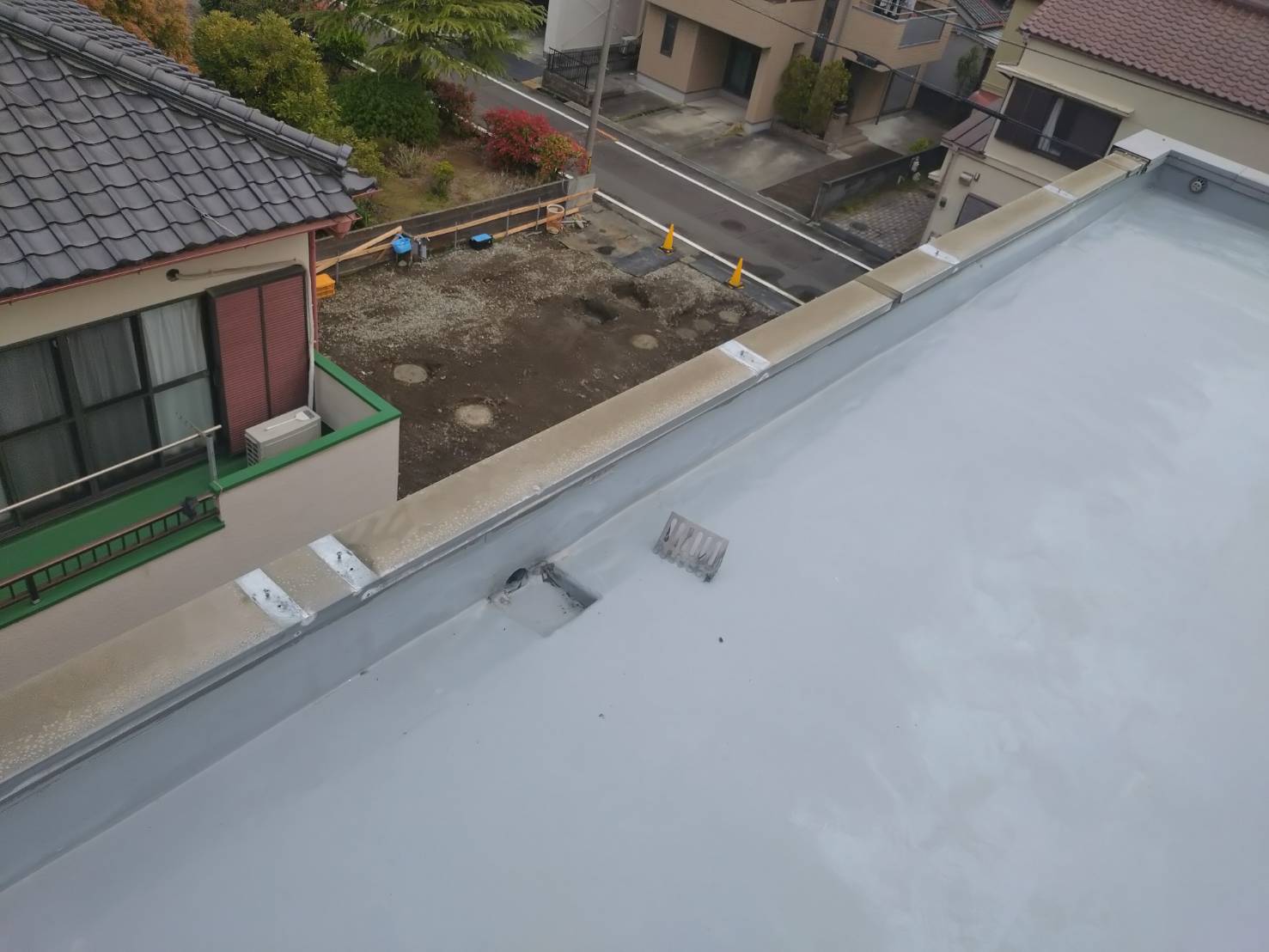 笠木カバーなし