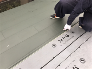 平葺きヒランビー設置