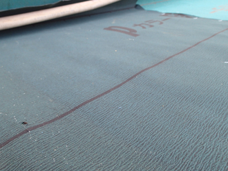 新規防水紙設置