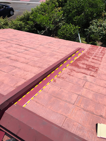 沼津市雨漏りカバー板金交換