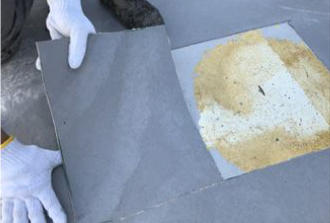 FRP防水の部分補修防水工事